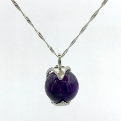 Colgante Luna Creciente - Amatista