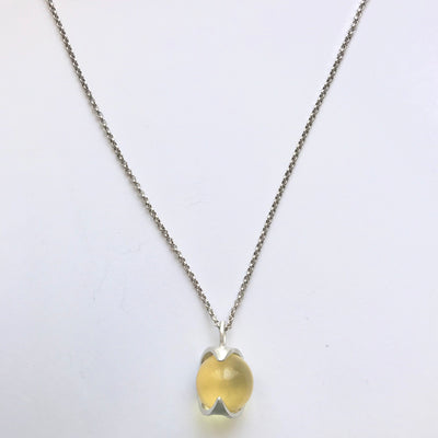 Colgante Luna Creciente - Citrino