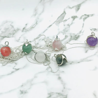 Colgante Luna Creciente Cherry