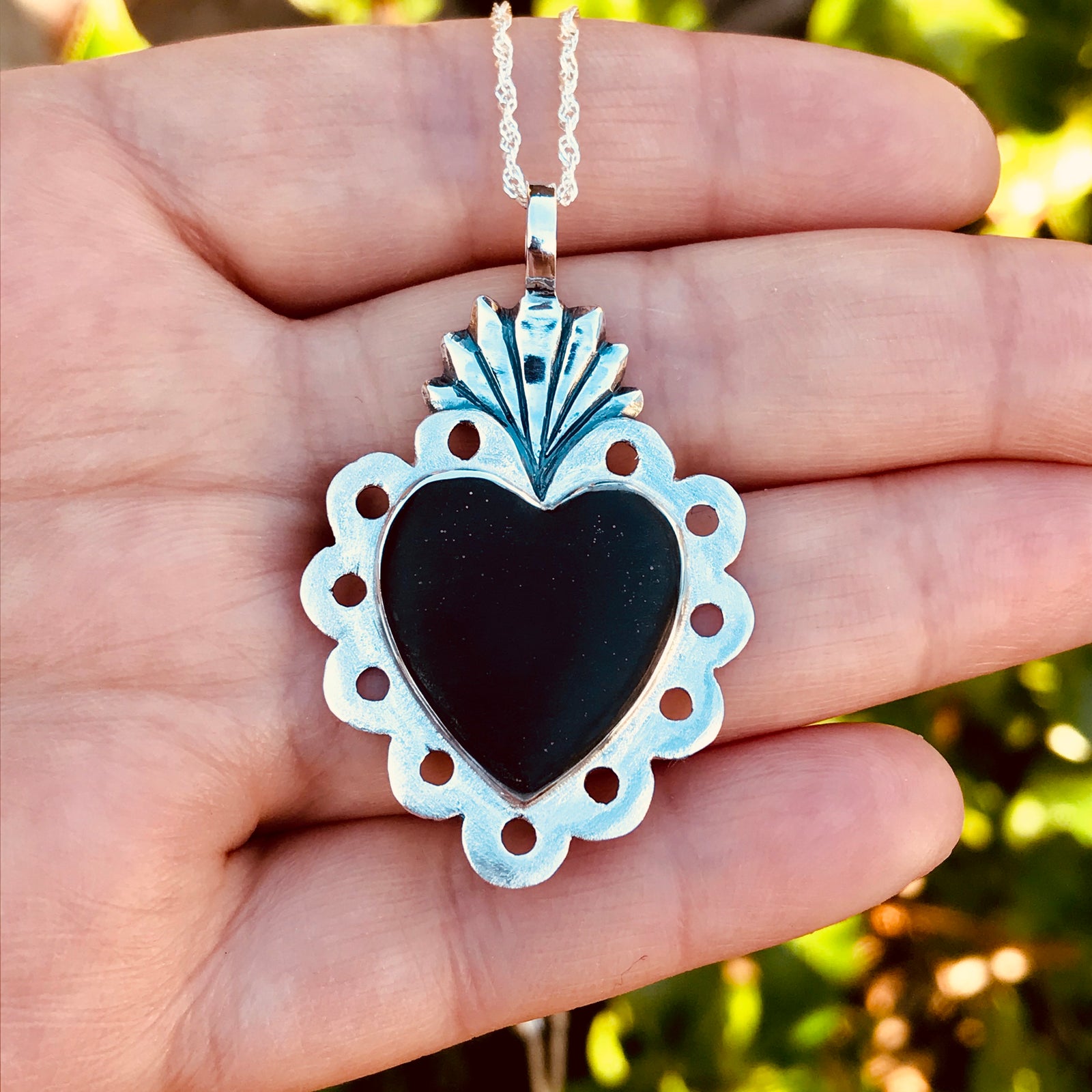 Corazón Barroco Negro