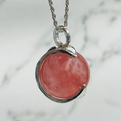 Colgante Luna Creciente Cherry