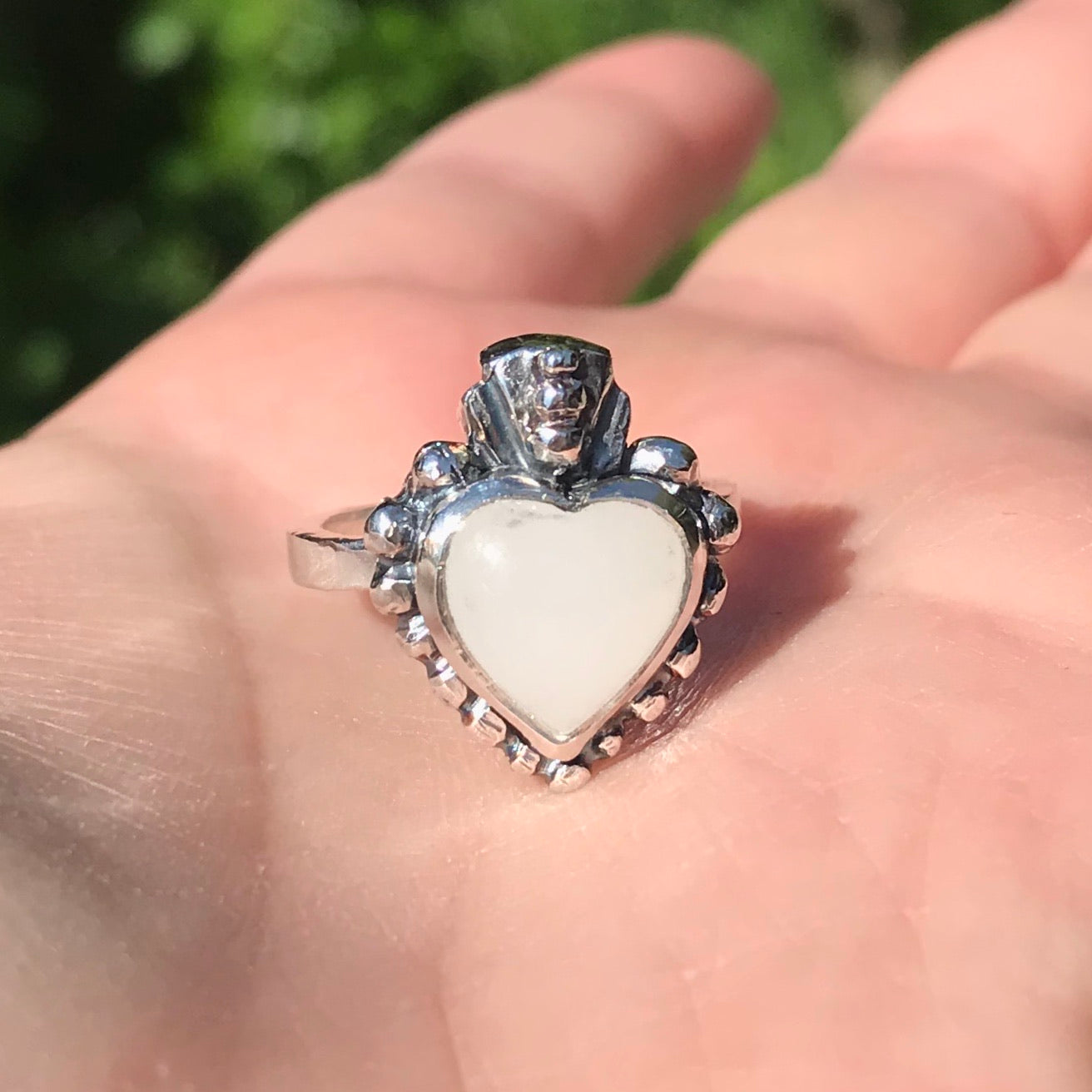 Anillo Corazón Estelar Cuarzo