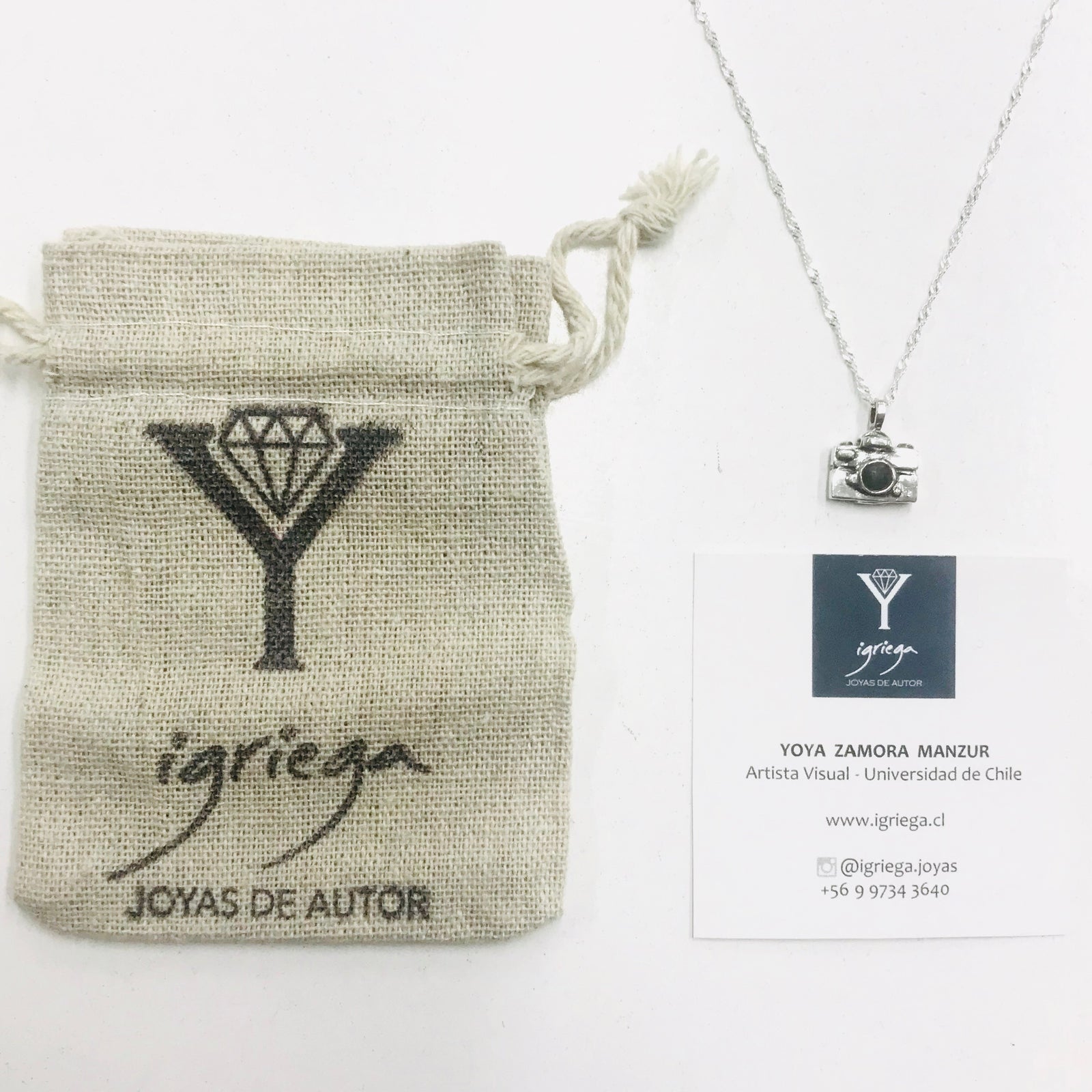 Colgante cámara fotográfica