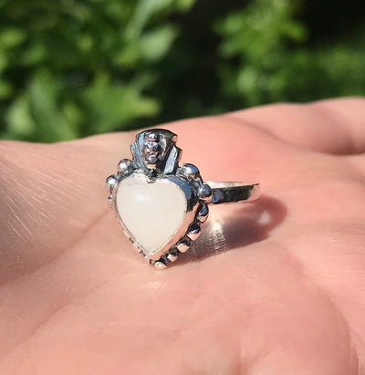 Anillo Corazón Estelar Cuarzo